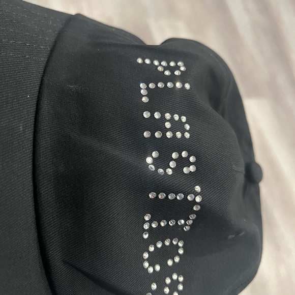 Twill “Plastics” cap with Rhinestones. Brand New. Never worn. - Picture 3 of 5